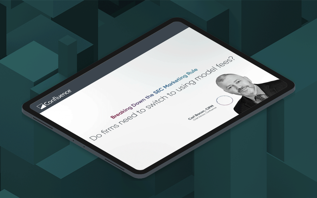 Composites Insights Series: SEC Marketing Rule: Do you switch to model fees?