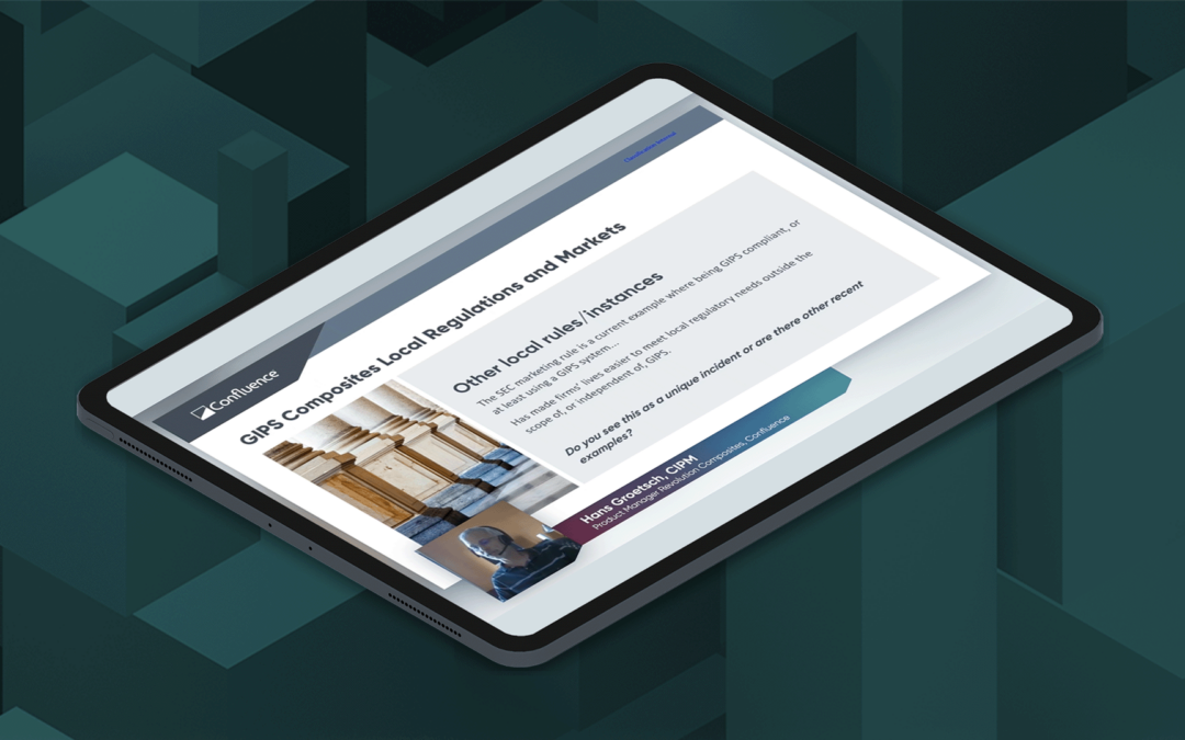 Composites Insights Series: SEC Marketing Rule: Best practices for simplifying and automating composites and GIPS® reports