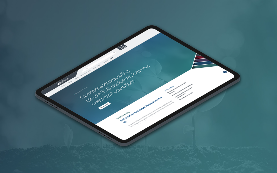 Operations Incorporating climate/ESG disclosures into your investment operations