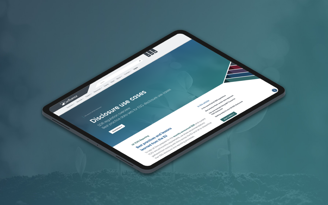 Get ready for UK ESG Disclosures UK TCFD Reporting: Disclosure use cases, Best practice data sets